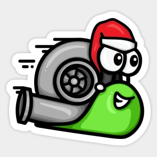 Turbo Snail - Father Boostmas Sticker